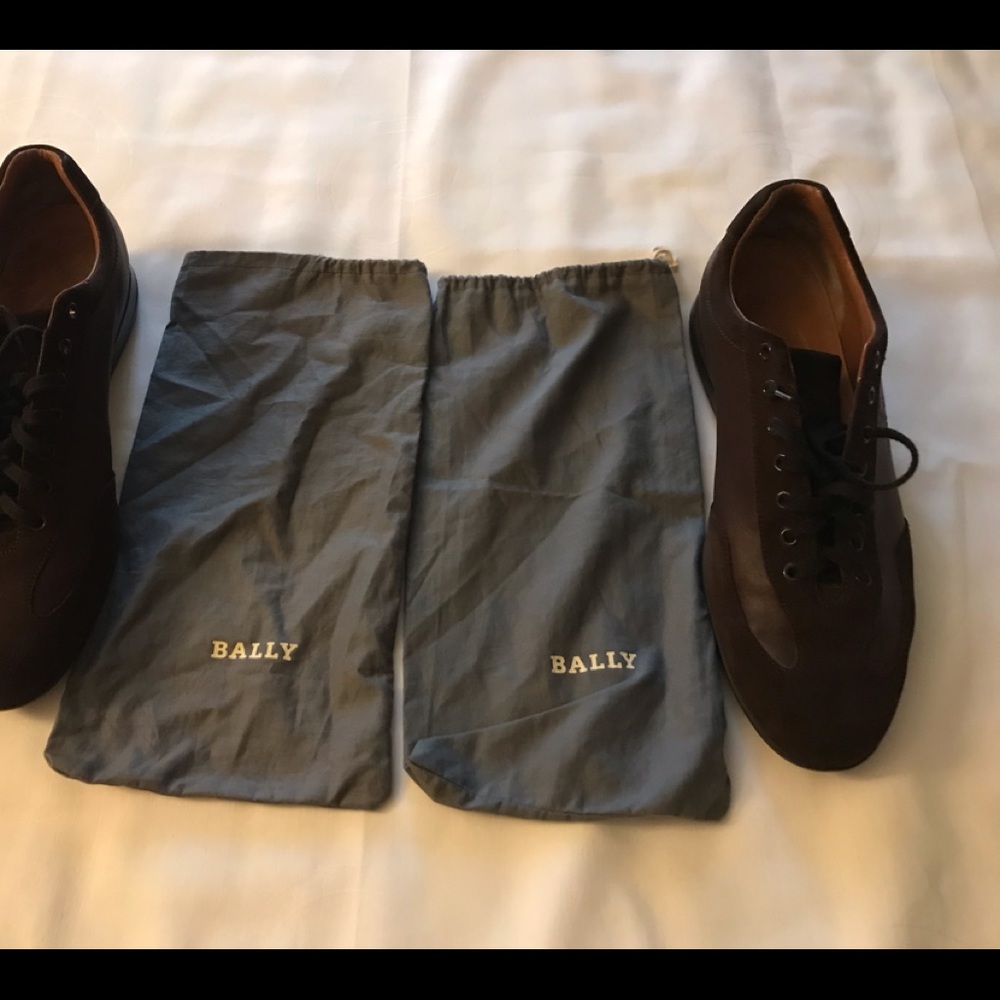 Bally Brown Suede& Leather Sneaker